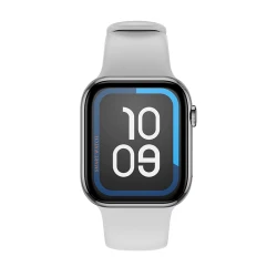 Έξυπνο ρολόι smartwatch 249-0296 με οθόνη αφής 1.83", Bluetooth 5.0, μετρητή βημάτων και ειδοποιήσεις σε ασημί χρώμα