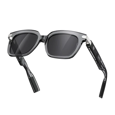 Γυαλιά ηλίου με Bluetooth 5.3 και ενσωματωμένο ηχείο hands-free σε μαύρο χρώμα