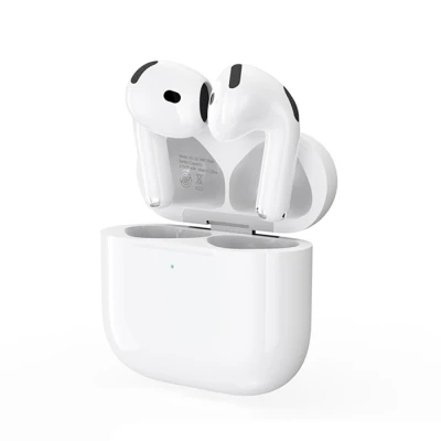 Ασύρματα Bluetooth ακουστικά True Wireless Stereo με ANC, ενσωματωμένο μικρόφωνο και θήκη φόρτισης, λευκά Ασύρματα Bluetooth ακουστικά True Wireless Stereo με ANC, ενσωματωμένο μικρόφωνο και θήκη φόρτισης, λευκά