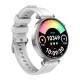 Smartwatch με οθόνη AMOLED 1.32" Bluetooth 5.0 IP68 σε ασημί χρώμα