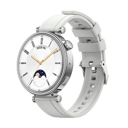 Smartwatch με οθόνη AMOLED 1.32" Bluetooth 5.0 IP68 σε ασημί χρώμα