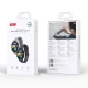 Smartwatch με οθόνη AMOLED 1.75" Bluetooth 5.0 IP68 σε μαύρο χρώμα 249-0310
