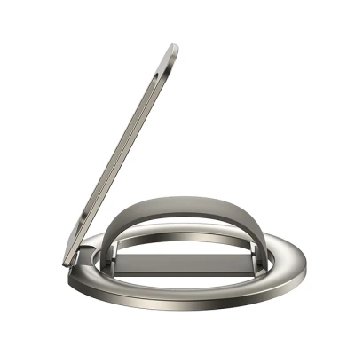 Βάση κινητού μαγνητική με ring holder 360° και επιτραπέζια τοποθέτηση σε γκρι χρώμα Βάση κινητού μαγνητική με ring holder 360° και επιτραπέζια τοποθέτηση σε γκρι χρώμα