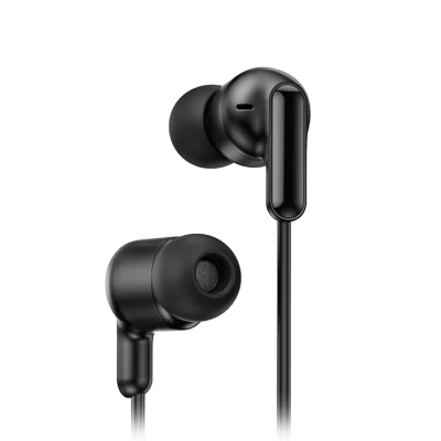 Ενσύρματα ακουστικά In-Ear με μικρόφωνο USB-C 10mm με χειριστήριο έντασης και απάντησης κλήσεων μαύρα Ενσύρματα ακουστικά In-Ear με μικρόφωνο USB-C 10mm με χειριστήριο έντασης και απάντησης κλήσεων μαύρα