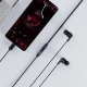 Ενσύρματα ακουστικά In-Ear με μικρόφωνο USB-C 10mm με χειριστήριο έντασης και απάντησης κλήσεων μαύρα Ενσύρματα ακουστικά In-Ear με μικρόφωνο USB-C 10mm με χειριστήριο έντασης και απάντησης κλήσεων μαύρα