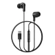 Ενσύρματα ακουστικά In-Ear με μικρόφωνο USB-C 10mm με χειριστήριο έντασης και απάντησης κλήσεων μαύρα Ενσύρματα ακουστικά In-Ear με μικρόφωνο USB-C 10mm με χειριστήριο έντασης και απάντησης κλήσεων μαύρα