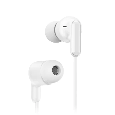 Ενσύρματα In-Ear ακουστικά με μικρόφωνο και βύσμα USB-C λευκά