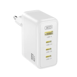 Φορτιστής GaN 4 εξόδων 3x USB-C & 1x USB-A 67W λευκός 249-0332