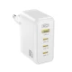 Φορτιστής GaN 4 εξόδων 3x USB-C & 1x USB-A 67W λευκός 249-0332