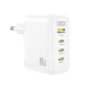 Φορτιστής GaN 4 εξόδων 3x USB-C & 1x USB-A 67W λευκός 249-0332