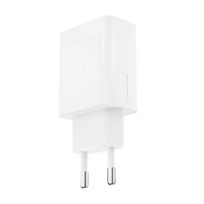 Φορτιστής USB-C 20W με γρήγορη φόρτιση PD3.0, προστασία υπερέντασης και λευκό χρώμα
