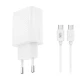 Φορτιστής USB-C 20W με αποσπώμενο καλώδιο USB-C σε λευκό χρώμα Φορτιστής USB-C 20W με αποσπώμενο καλώδιο USB-C σε λευκό χρώμα