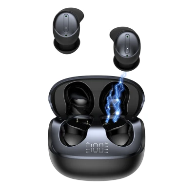 Ακουστικά Bluetooth true wireless stereo με ακύρωση θορύβου ANC, λειτουργία ύπνου, θήκη φόρτισης και μικρόφωνο, μαύρα 249-0348 Ακουστικά Bluetooth true wireless stereo με ακύρωση θορύβου ANC, λειτουργία ύπνου, θήκη φόρτισης και μικρόφωνο, μαύρα 249-0348