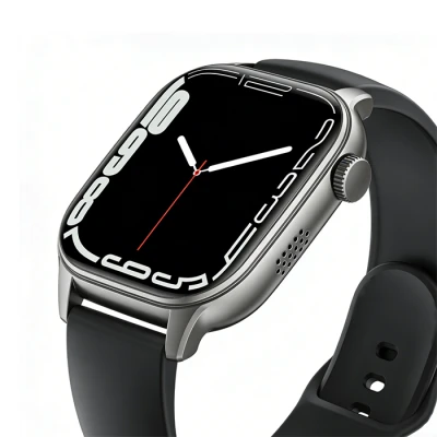 Smartwatch με έγχρωμη οθόνη αφής TFT 1.88" και Bluetooth 5.4 σε μαύρο χρώμα