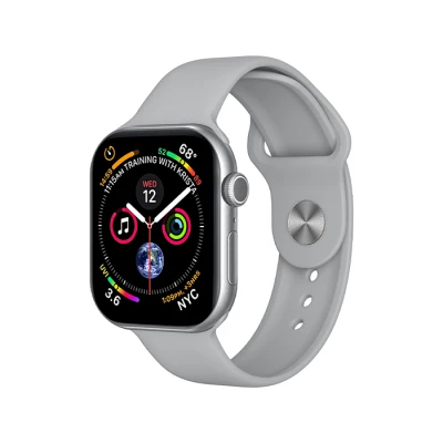 Smartwatch με οθόνη AMOLED 2.04" αφής, Bluetooth 5.0, επαναφορτιζόμενη μπαταρία 225mAh και ασημί λουράκι Smartwatch με οθόνη AMOLED 2.04" αφής, Bluetooth 5.0, επαναφορτιζόμενη μπαταρία 225mAh και ασημί λουράκι