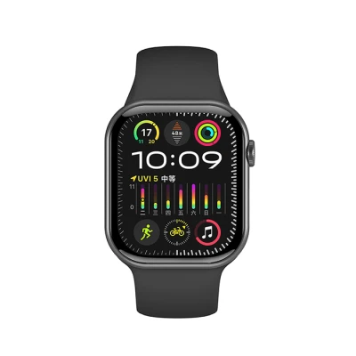 Smartwatch με οθόνη AMOLED 2.04" και Bluetooth 5.0 σε μαύρο χρώμα