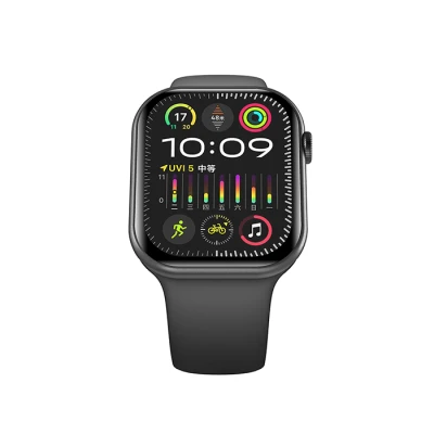 Smartwatch με οθόνη AMOLED 2.04" και Bluetooth 5.0 σε μαύρο χρώμα