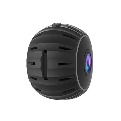 Mini Wi-Fi επαναφορτιζόμενη εσωτερική κάμερα 480p με ανίχνευση κίνησης, νυχτερινή όραση, μαγνητική βάση και μαύρο χρώμα Mini Wi-Fi επαναφορτιζόμενη εσωτερική κάμερα 480p με ανίχνευση κίνησης, νυχτερινή όραση, μαγνητική βάση και μαύρο χρώμα