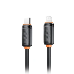 Καλώδιο USB-C αρσ. - Lightning αρσ. USB High-Speed 27W 1m μαύρο