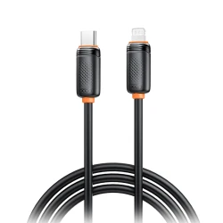 Καλώδιο USB-C αρσ. - Lightning αρσ. USB High-Speed 27W 1m μαύρο