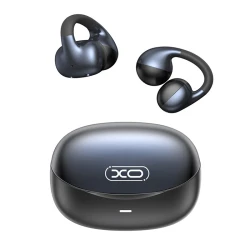 Ακουστικά handsfree open-ear Bluetooth 5.4 με θήκη φόρτισης IPX4 μαύρα