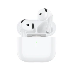 Ασύρματα ακουστικά In-Ear Bluetooth 5.4 με ANC, μικρόφωνο hands-free και θήκη φόρτισης σε λευκό χρώμα