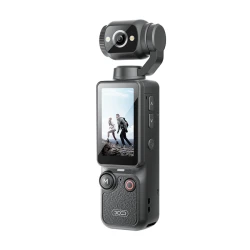 Action camera 1080p με οθόνη 1.9" και κάμερα 100MP, μπαταρία 2000mAh, USB-C, μαύρη