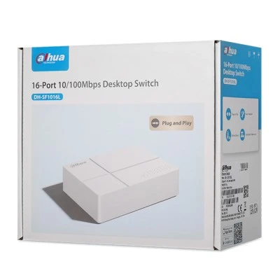16-Port Unmanaged DAHUA Ethernet Switch 10/100.