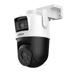 Wi-Fi και PoE κάμερα με διπλό φακό 3MP+3MP με λειτουργία Pan/Tilt και αδιάβροχο περίβλημα, ιδανική για εξωτερικούς χώρους.