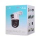 Wi-Fi και PoE κάμερα με διπλό φακό 3MP+3MP με λειτουργία Pan/Tilt και αδιάβροχο περίβλημα, ιδανική για εξωτερικούς χώρους.