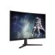 Κυρτή gaming οθόνη υπολογιστή 27'' FHD VA 240Hz με Adaptive Sync, Flicker-Free και HDR10 σε μαύρο χρώμα