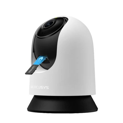 Wi-Fi κάμερα MERCUSYS 2Κ 3MP για εσωτερικούς χώρους με λειτουργία Pan/Tilt. Wi-Fi κάμερα MERCUSYS 2Κ 3MP για εσωτερικούς χώρους με λειτουργία Pan/Tilt.