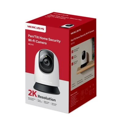 Wi-Fi κάμερα MERCUSYS 2Κ 3MP για εσωτερικούς χώρους με λειτουργία Pan/Tilt. Wi-Fi κάμερα MERCUSYS 2Κ 3MP για εσωτερικούς χώρους με λειτουργία Pan/Tilt.