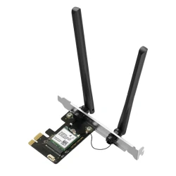 Προσαρμογέας Adapter PCIe AX3000 Wi‐Fi 6 και Bluetooth 5.3 με 2 κεραίες, WPA3 και υποστήριξη Windows 10/11