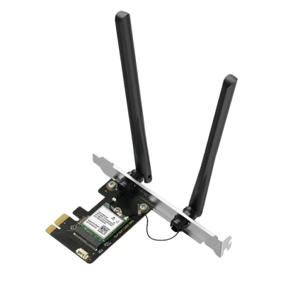 Προσαρμογέας Adapter PCIe AX3000 Wi‐Fi 6 και Bluetooth 5.3 με 2 κεραίες, WPA3 και υποστήριξη Windows 10/11