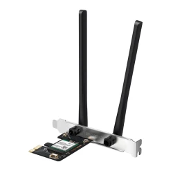 Προσαρμογέας Adapter PCIe AX3000 Wi‐Fi 6 και Bluetooth 5.3 με 2 κεραίες, WPA3 και υποστήριξη Windows 10/11