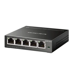 Desktop switch δικτύου 5 θυρών 2.5G Multi-Gigabit Mercusys MS105GS-M2 επιτραπέζιος, plug & play, αθόρυβος χωρίς ανεμιστήρα με μεταλλικό περίβλημα