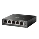 Desktop switch δικτύου 5 θυρών 2.5G Multi-Gigabit Mercusys MS105GS-M2 επιτραπέζιος, plug & play, αθόρυβος χωρίς ανεμιστήρα με μεταλλικό περίβλημα