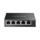 Desktop switch δικτύου 5 θυρών 2.5G Multi-Gigabit Mercusys MS105GS-M2 επιτραπέζιος, plug & play, αθόρυβος χωρίς ανεμιστήρα με μεταλλικό περίβλημα