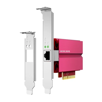 Κάρτα δικτύου PCIe 10 Gigabit Mercusys MA510E με θύρα RJ45 και υποστήριξη Wake-on-LAN