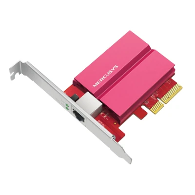 Κάρτα δικτύου PCIe 10 Gigabit Mercusys MA510E με θύρα RJ45 και υποστήριξη Wake-on-LAN
