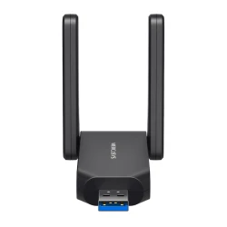 Ασύρματος αντάπτορας Adapter USB Wi-Fi 7 BE6500 με 2 εξωτερικές high-power κεραίες και σύνδεση USB 3.0