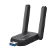 Ασύρματος αντάπτορας Adapter USB Wi-Fi 7 BE6500 με 2 εξωτερικές high-power κεραίες και σύνδεση USB 3.0