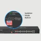 Network switch rackmount Mercusys MS128GP 28 θυρών με 24 θύρες Gigabit PoE+, 2 Gigabit uplink και 2 combo Gigabit SFP