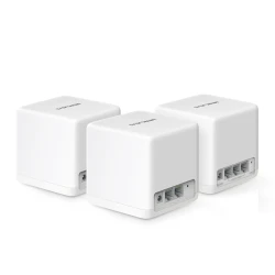 Σύστημα mesh Wi‐Fi 6 MERCUSYS Halo H60X AX1500 για όλο το σπίτι, 3-pack