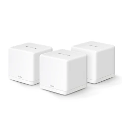Σύστημα mesh Wi‐Fi 6 MERCUSYS Halo H60X AX1500 για όλο το σπίτι, 3-pack