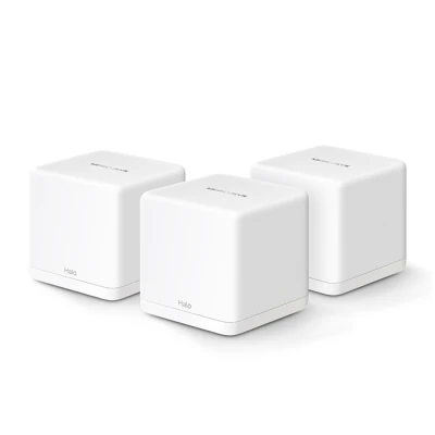 Σύστημα mesh Wi‐Fi 6 MERCUSYS Halo H60X AX1500 για όλο το σπίτι, 3-pack