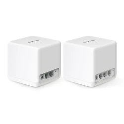 Σύστημα Mesh Wi-Fi 6 AX1500 Mercusys Halo H60X 2-pack με κάλυψη έως 350m2, Dual Band, Gigabit θύρες και γονικούς ελέγχους