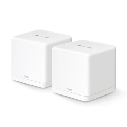 Σύστημα Mesh Wi-Fi 6 AX1500 Mercusys Halo H60X 2-pack με κάλυψη έως 350m2, Dual Band, Gigabit θύρες και γονικούς ελέγχους