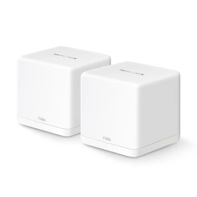 Σύστημα Mesh Wi-Fi 6 AX1500 Mercusys Halo H60X 2-pack με κάλυψη έως 350m2, Dual Band, Gigabit θύρες και γονικούς ελέγχους